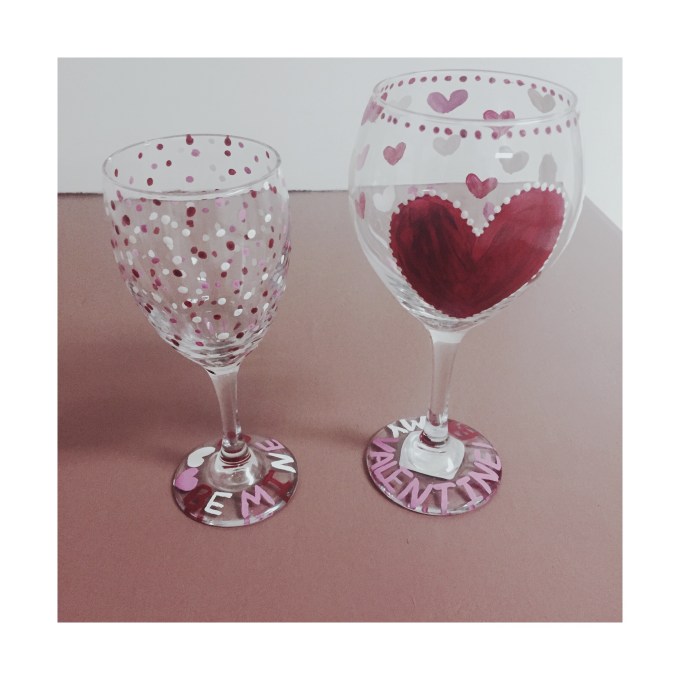 vday wine glasses